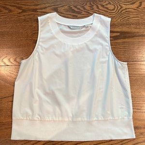 Athleta size M white top